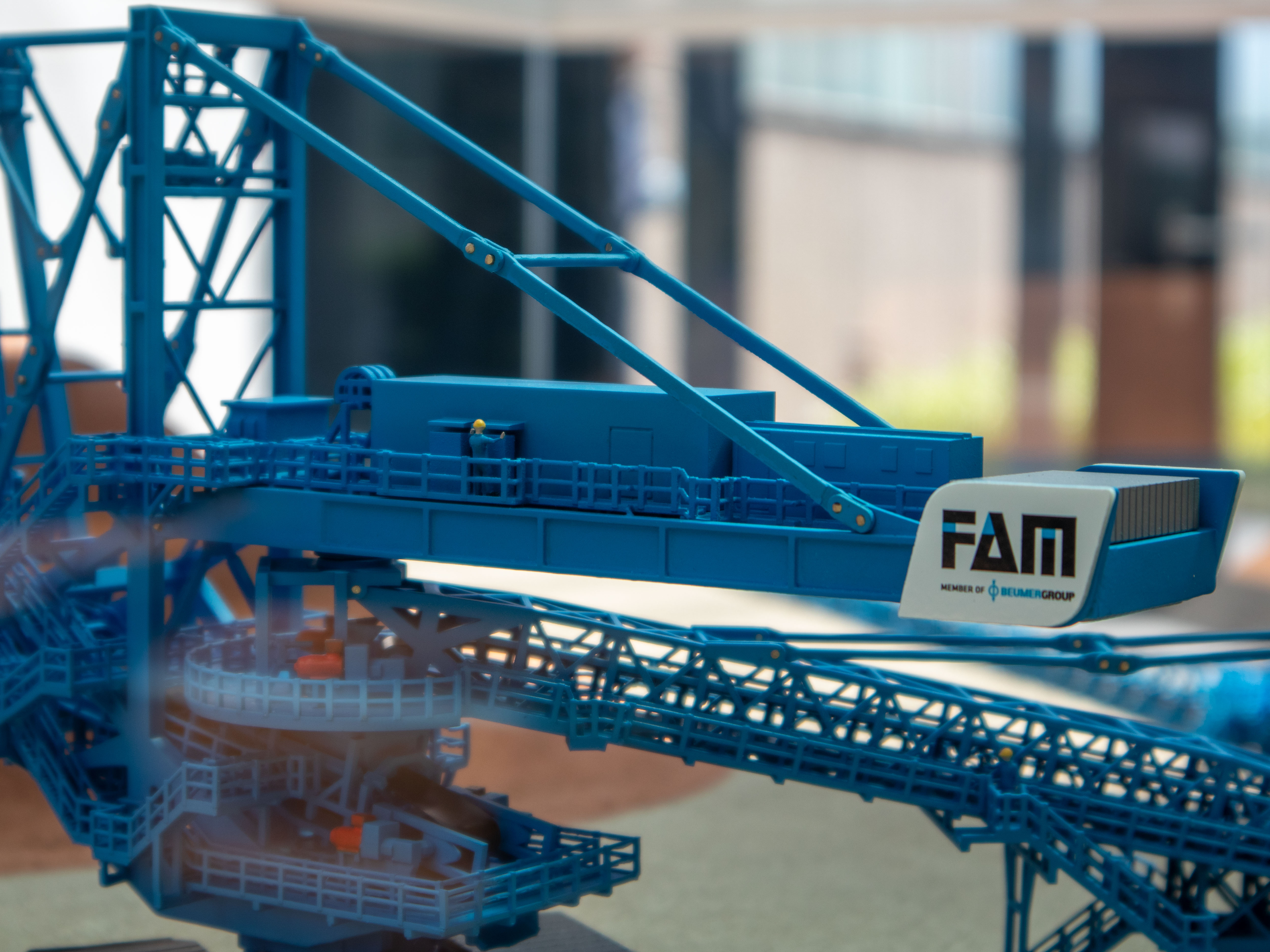 Messemodell Ausstellungsmodell FAM Beumer Group Designprojekt GmbH
